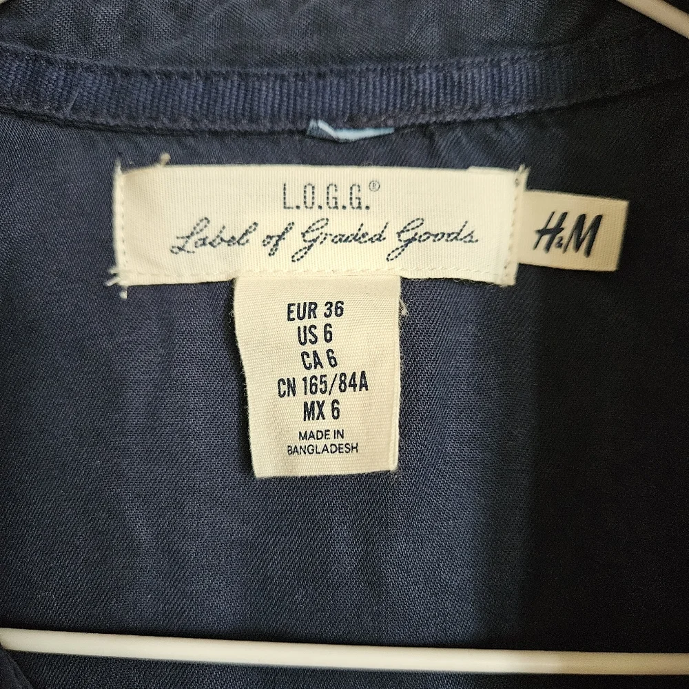 L.O.G.G. navy dress size 6 - Picture 4 of 4
